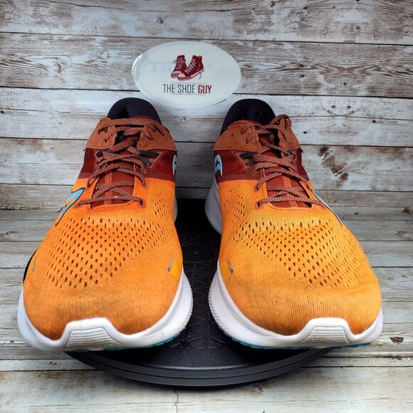 Saucony Ride 16 Men's Size 14 Marigold Lava Orange Athletic Running Shoes - Picture 4 of 13